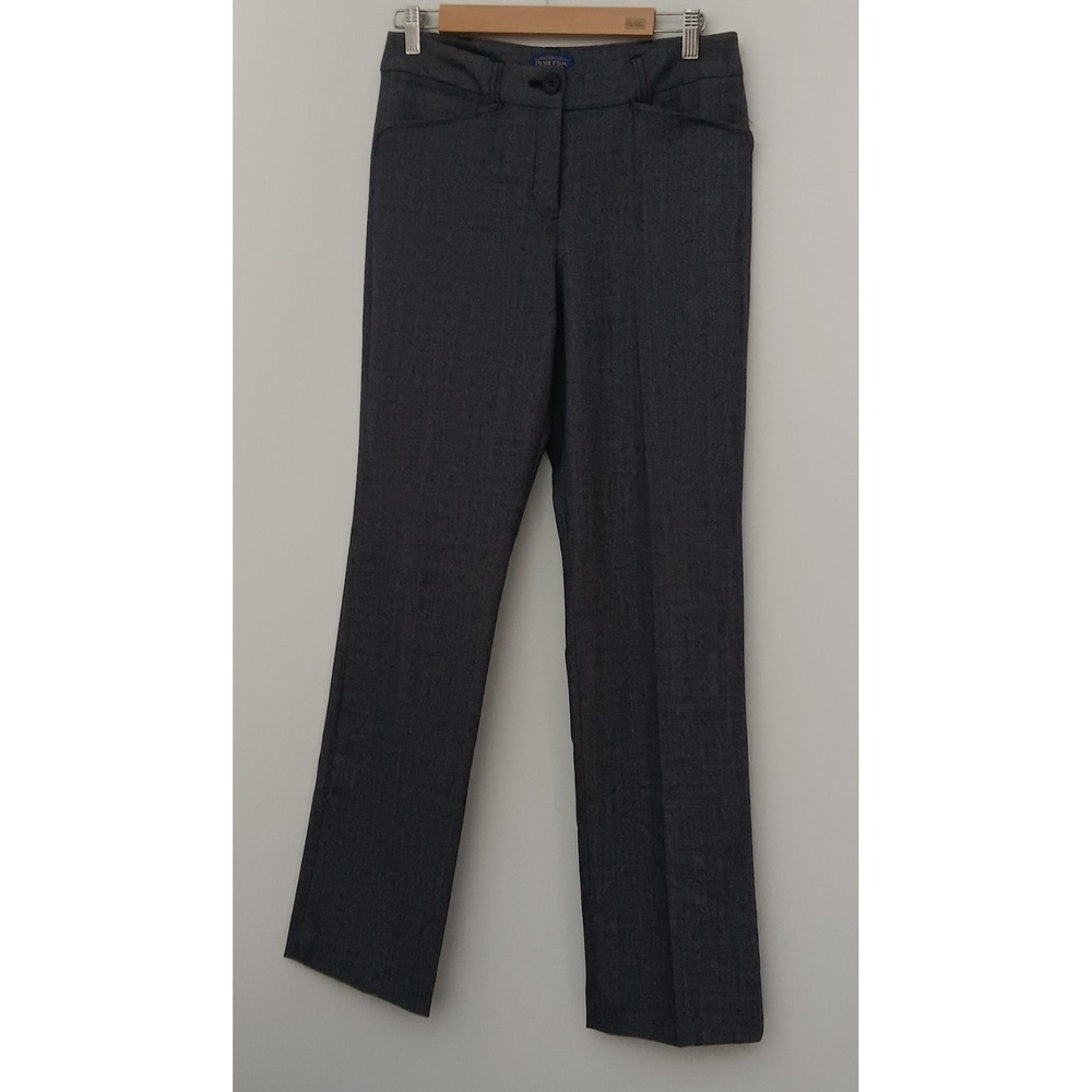 Pendleton Dress Pants Women's‎ Size 4 Gray Wool Pockets Zip Up Pre-owned